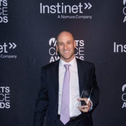 Daniel Veiner, Global Head of Fixed Income Trading at BlackRock, accepted the award.
